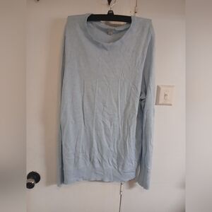 A New Day Sky Blue Knit Top